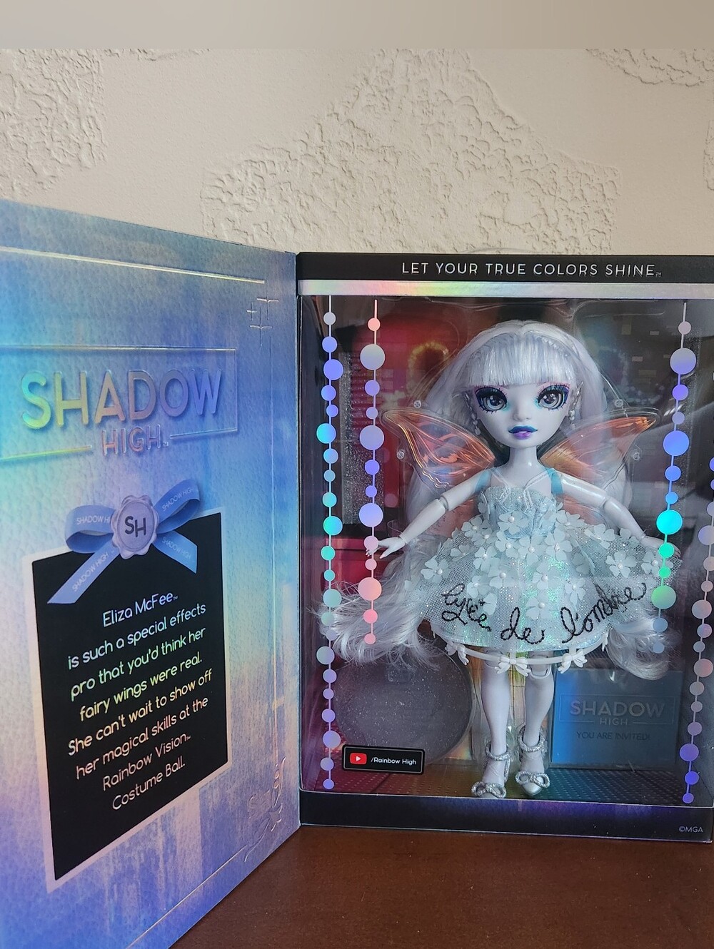 Rainbow Vision Shadow High Costume Ball Eliza McFee doll